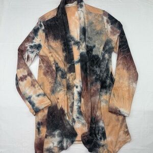 Lime and Chili Brand Tie-Dye Open Cardigan Size Medium